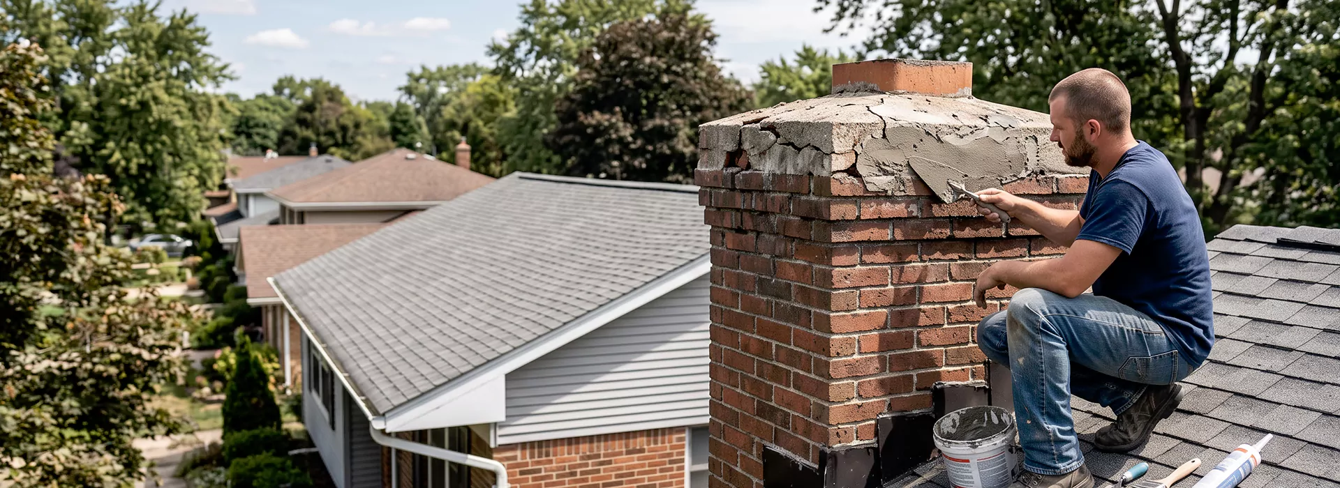 Chimney Crown Repair Howell, NJ
