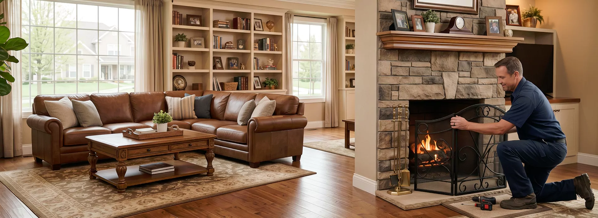 Fireplace Screen Installation Howell, NJ