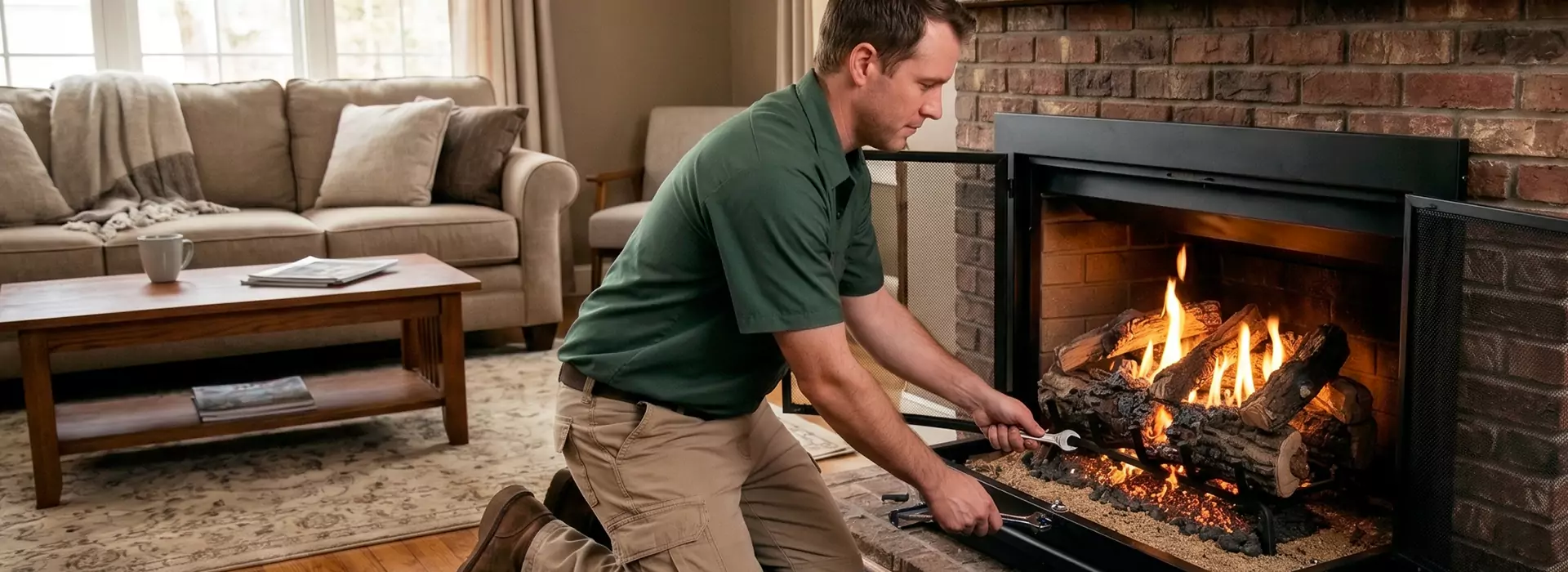 Gas Fireplace Logs in Howell, NJ