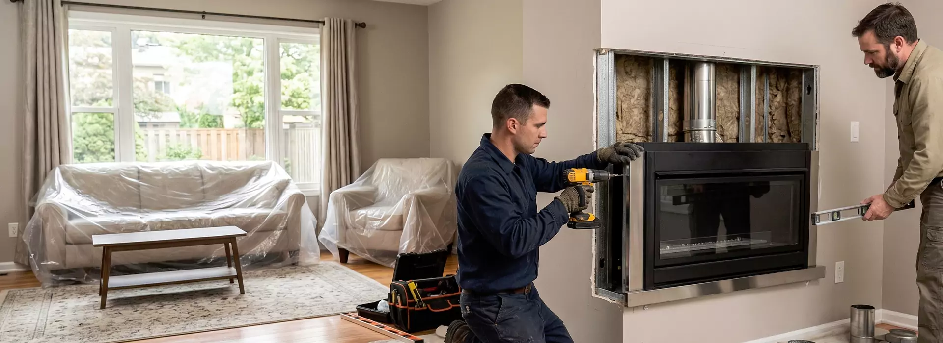 Prefabricated Fireplace Installation in Howell, NJ