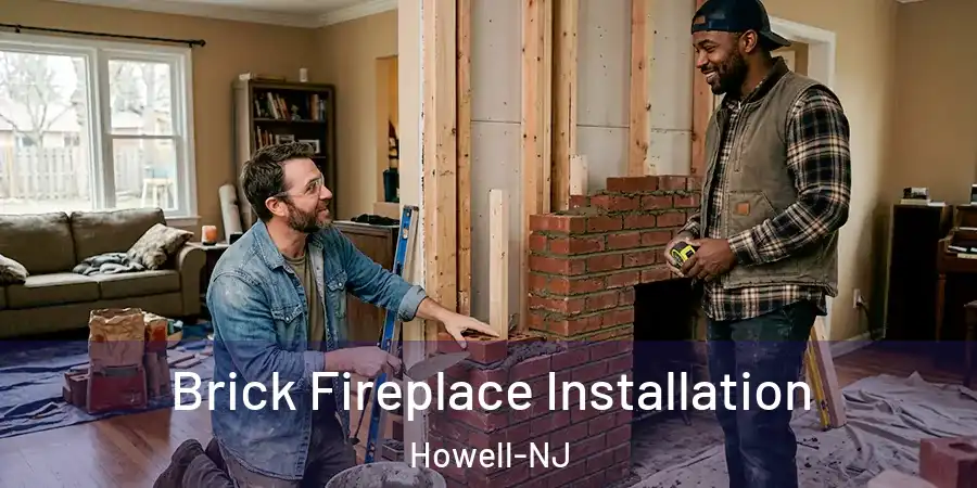  Brick Fireplace Installation Howell-NJ