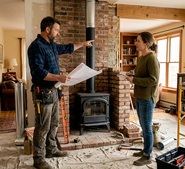 Why Howell Homeowners Choose Our Wood Fireplace Installation Team?