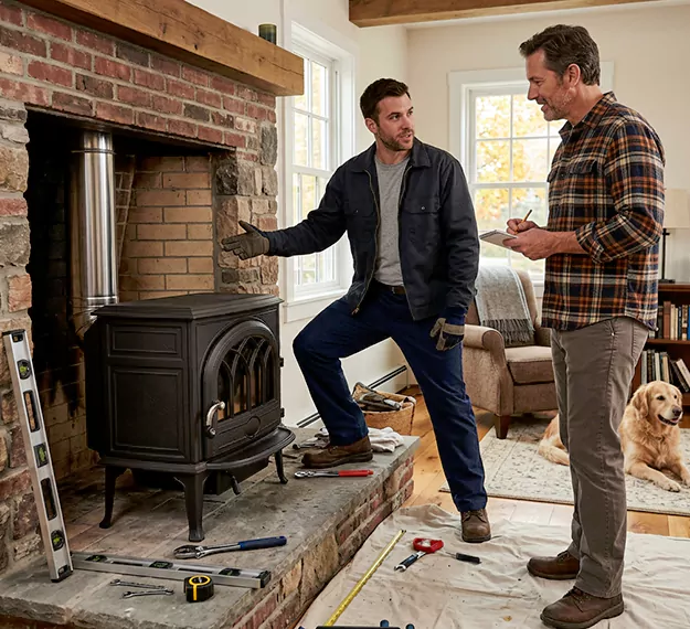 Why Howell Homeowners Choose Our Wood Stove Installation Team?