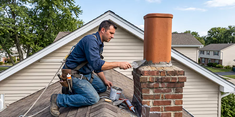 Chimney Pot Leak Repair Howell