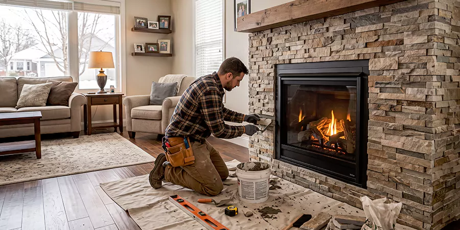 Fireplace Refacing Contractors Howell