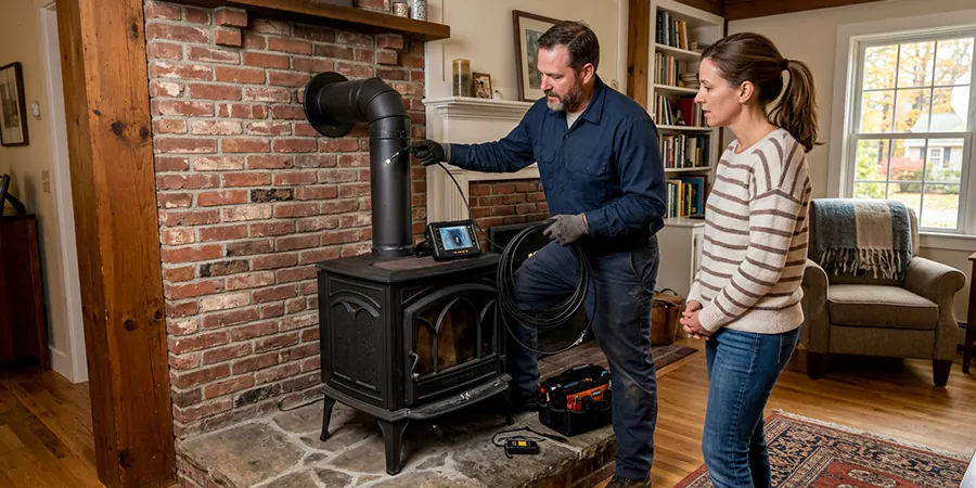 Wood Stove Chimney Inspection Howell